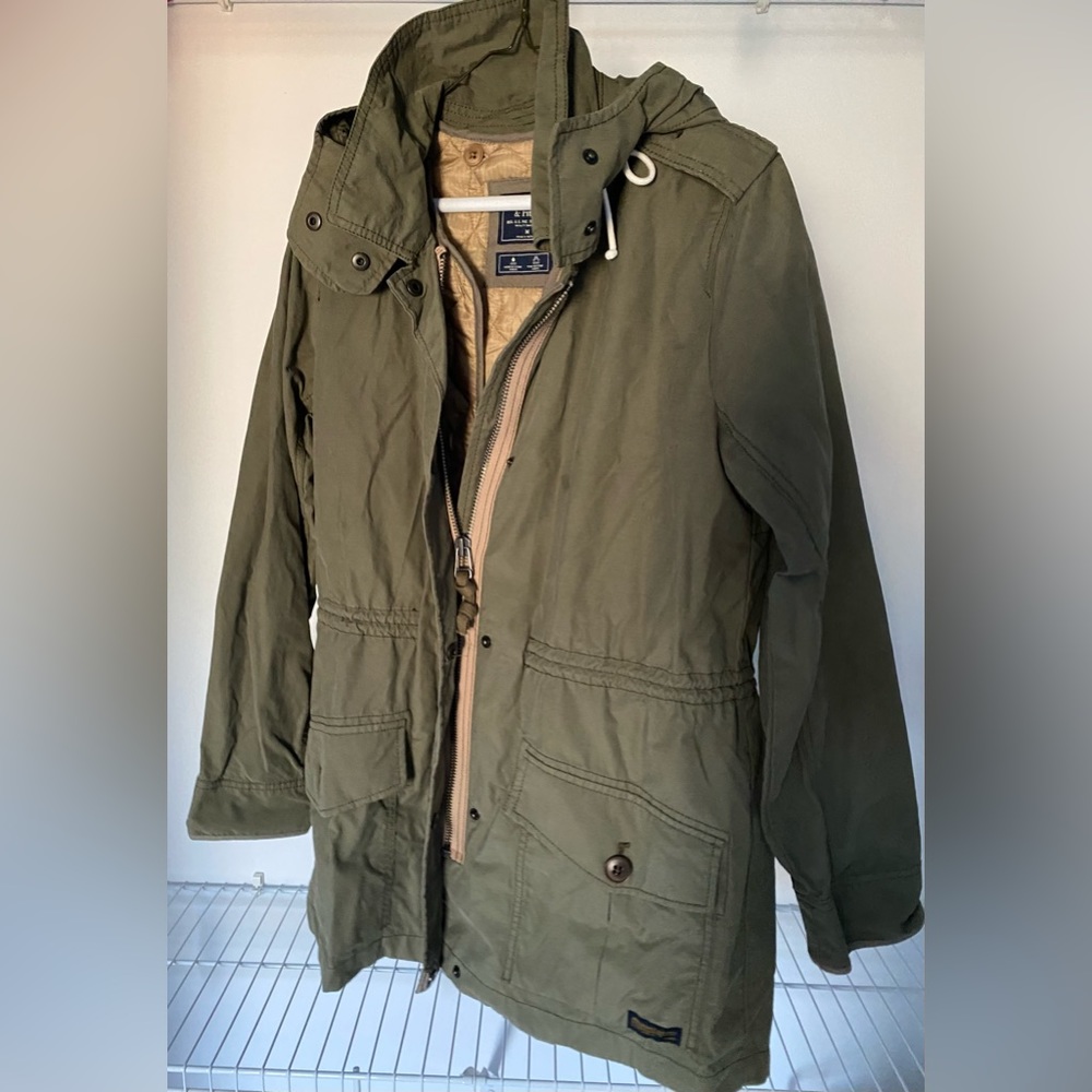 Abercrombie and Fitch Jacket with attached vest; Women Size Medium